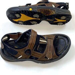 FootJoy FJ Golf Strap Open Spikes Golf Men Sandals 45607 Men Size 9 M Leather